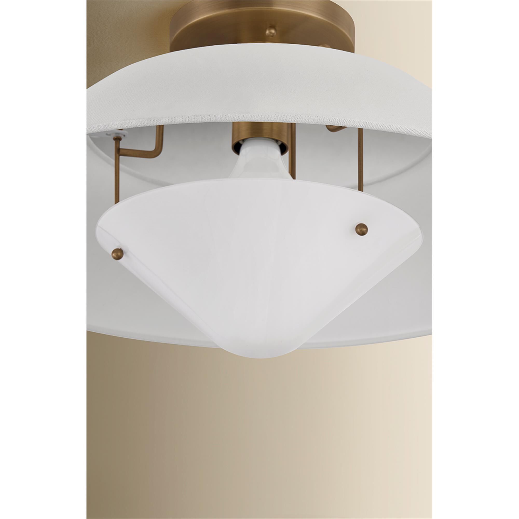 Otto 20 Inch Semi Flush Mount,
